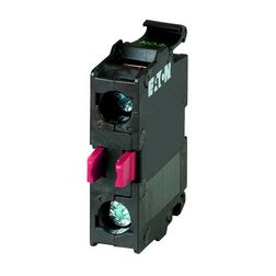 Érintkezőblokk vezérlőkészülékhez alaplapra rádugható 1-ny 6A/AC15/230V csavaros M22-KC01 EATON - 216382