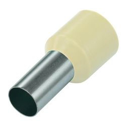 Érvéghüvely szigetelt normál 10mm2 28mm elefántcsont H10,0/28 EB Weidmüller - 0565800000