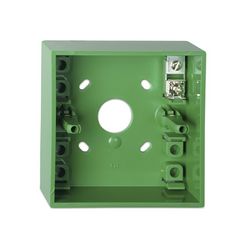Fali doboz hátsó rész DM7xx kézi jelzésadóhoz  IP24D zöld 88x88x32mm  UTCF - DMN787G