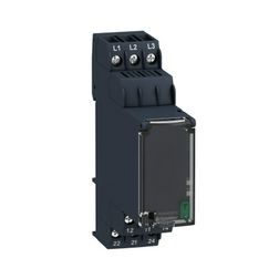 Fázisfigyelő relé multifunkciós 183-528V 2ny 2z 2v fázissorrend-figyelés Zelio RM22 Schneider - RM22TG20