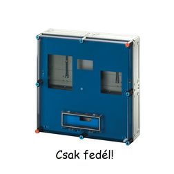 Fedél csapófedeles átlátszó 600mmx 600mmx műanyag Mi 72861 FED Hensel - 1093438