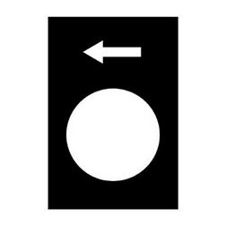 Felirati tábla darukapcsolóhoz