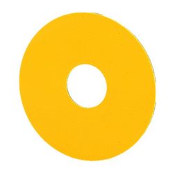 Felirati tábla vészgombhoz üres üres-szimbólummal sárga kerek-forma 90mm-sz 90mm-ma M22-XAK EATON - 216464