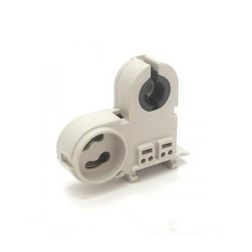 Fénycsőfoglalat gyújtófoglalattal T8 G13 falonkívüli műanyag fehér csavaros FC7-21 GE Lighting