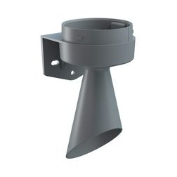 Fényjelző/kürt rögzítőelem IP66 D85mm kürttölcsérrel  EvoSIGNAL MIDI WM GY WERMA - 26170003