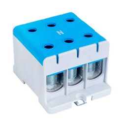 Fővezetéki leágazókapocs 320A/400VAC 3x2x35-150mm2 Al/Cu kék 1P 150mm2 TRACON - FLEAL-150/3K