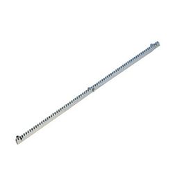 Fogasléc tolókapuhoz M4 fém 1000x30x12mm 3db csavarral  CRMACC-12 OVERGATE