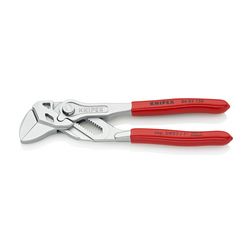 Fogó/csavarkulcs 150mm 7mm-pofaszél 27mm-max. laptáv 14-pozíciós KNIPEX - 8603150