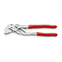 Fogó/csavarkulcs 180mm 8mm-pofaszél 40mm-max. laptáv 15-pozíciós KNIPEX - 8603180