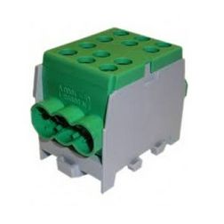 Fővezetéki leágazókapocs 150/125A Cu/Al csavaros zöld/sárga 2x35+4x25mm2 HLAK 35-1/4 M2 Pollmann - 2080180