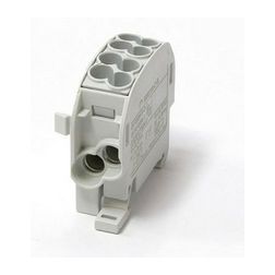 Fővezetéki leágazókapocs 152/100A Cu/Al ónozott szürke 2x25+2x16mm2 1P HLAK 25/16 L G LEIPOLD - 080110-0-3