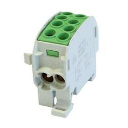 Fővezetéki leágazókapocs 202/125A Cu/Al ónozott zöld 2x35+2x25mm2 1P 25mm2/ HLAK 35/25 PE LEIPOLD - 080210-2-3