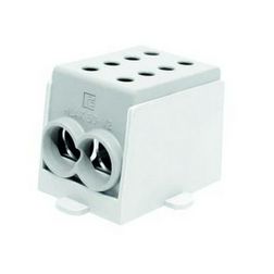 Fővezetéki leágazókapocs 250/250A Cu/Al csavaros szürke4x70mm2 1P HLAK 70-1/2 Pollmann - 2080147