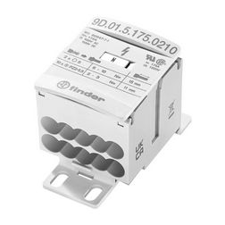 Fővezetéki leágazókapocs 2be/10ki 70mm2 IP20 1P 175A csavaros kalapsínre 9D.01.5.175.0210 FINDER - 9D0151750210