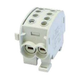 Fővezetéki leágazókapocs 300/185A Cu/Al ónozott szürke 2x70+2x50mm2 1P HLAK 70/50 L G LEIPOLD - 080310-0-3