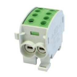 Fővezetéki leágazókapocs 300/185A Cu/Al ónozott zöld 2x70+2x50mm4 1P 70mm2/ HLAK 70/50 PE LEIPOLD - 080310-2-3