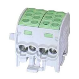 Fővezetéki leágazókapocs 428/125A Cu/Al ónozott zöld 4x35+4x25mm4 2P HLAK 35/25-D PE LEIPOLD - 080220-2-3