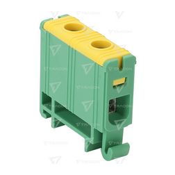 Fővezetéki leágazókapocs 85A/400VAC 1x1,5-16mm2 Al/Cu zöld/sárga 1P 16mm2 TRACON - FLEAL-16/1ZS