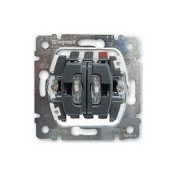 Galea 105 2x1P csillárkapcsoló +jelzőfény kezelőelem szürke süllyesztett IP21 2- LEGRAND - 775825