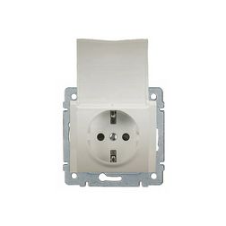 Galea 162 dugalj földelt központi fedlap gyerekzárral szürke IP20 süllyesztett LEGRAND - 771564