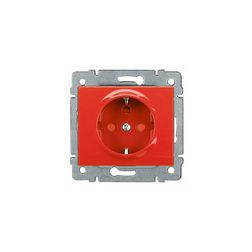 Galea 162 dugalj földelt központi fedlap piros IP20 süllyesztett rugós LEGRAND - 771029