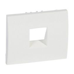 Galea fedlap RJ45/RJ11 adatcsatlakozóhoz műanyag fehér címketartó nélkül LEGRAND - 777095