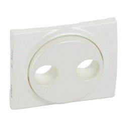 Galea fedlap TV-RD koax-antennadugaljhoz műanyag címketartó nélkül gyöngyház LEGRAND - 771572