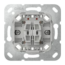 106+6 kettős váltókapcsoló süllyesztett rugós IP20 billentyű/gomb GIRA - 310800