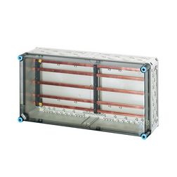 Gyűjtősínszekrény 5P 250A 600mmx 300mmx 170mm 12mmx 10mm-sín 60mm-síntáv 15kA Mi 6452 Hensel - 2000665