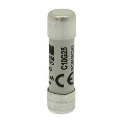 Hengeres biztosítóbetét gG gL/gG 10x38mm 25A 500V AC Bussmann EATON - C10G25