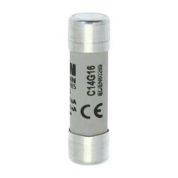 Hengeres biztosítóbetét gG gL/gG 14x51mm 16A 690V AC Bussmann EATON - C14G16