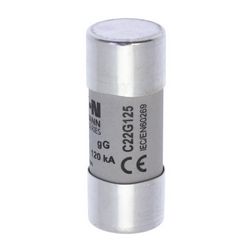 Hengeres biztosítóbetét gG gL/gG 22x58mm 125A 400V AC Bussmann EATON - C22G125