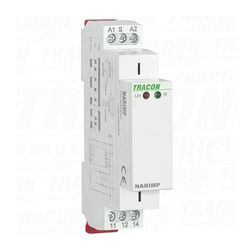 Impulzusrelé sorolható 16A 12-240V/ AC/DC-műk. 2000W/izzó 1v 1M TRACON - NARIMP