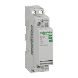 Installációs kontaktor sorolható 20A/ 230V AC 2z 220-230V AC-műk 1M Easy9 Pro Schneider - EZ9C32220