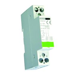 Installációs kontaktor sorolható 20A/ 230V AC 1z 1ny 230V AC/DC-műk 1M VS220-11/230V Elko EP - 209970700013