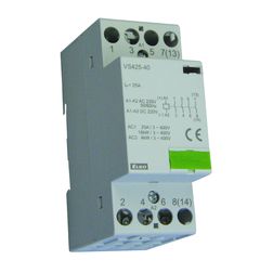 Installációs kontaktor sorolható 25A/ 400V AC 2z 2ny 230V AC/DC-műk 2M VS425-22/24V Elko EP - 209970700072