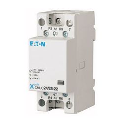 Installációs kontaktor sorolható 25A 24V AC/DC 4-z 440V AC/DC-műk 2mod CMUC24/25-40 EATON - 137308