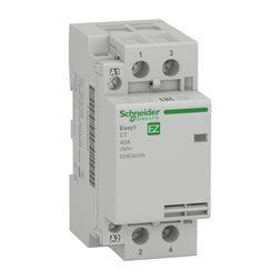 Installációs kontaktor sorolható 40A/ 230V AC 2z 220-230V AC-műk 2M Easy9 Pro Schneider - EZ9C32240