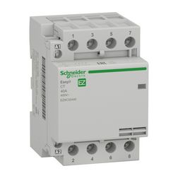 Installációs kontaktor sorolható 40A/ 230V AC 4z 220-230V AC-műk 3M Easy9 Pro Schneider - EZ9C32440