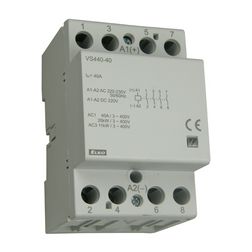 Installációs kontaktor sorolható 40A/ 400V AC 2z 2ny 230V AC/DC-műk 3M VS440-22/230V Elko EP - 209970700019