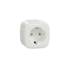 Intelligens dugaljadapter ZigBee WiFi 2P+F 16A 230V 3680W dugalj Sedna Wiser Schneider - CCT711119