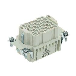 Ipari csatlakozó betét anya 42P 10A 250V krimpelt hüvely termoplaszt-betét Han 42DD-BU-C HARTING - 09160423101