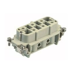 Ipari csatlakozó betét anya 6P 35A csavaros hüvely más rézötvözet-érintkező Han 6HsB-F-S HARTING - 09310062701