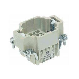 Ipari csatlakozó betét apa 24P 10A 250V krimpelt csapos termoplaszt-betét Han 24DD-M-c HARTING - 09160243001