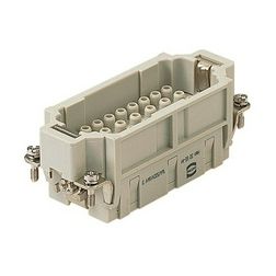 Ipari csatlakozó betét apa 32P 16A 500V krimpelt csapos termoplaszt-betét Han 32 EE-M-C HARTING - 09320323001