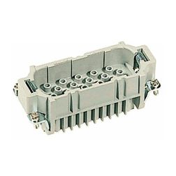 Ipari csatlakozó betét apa 40P 10A 250V krimpelt csapos termoplaszt-betét Han D 40 HARTING - 09210403001