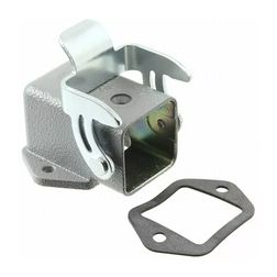 Ipari csatlakozó ház kivágásra ráépíthető négyszögletes cink IP67 Han 3A-agw-QB HARTING - 09200030801