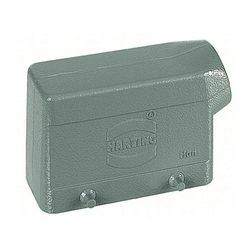 Ipari csatlakozó ház lengő dugó négyszögletes alumínium IP65 Han 10B-gs-16 HARTING - 09300101521