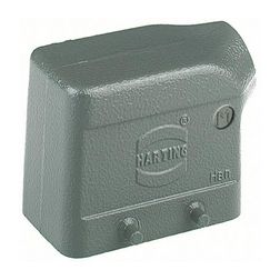 Ipari csatlakozó ház lengő dugó négyszögletes alumínium IP65 Han 10B-gs-M25 HARTING - 19300101521