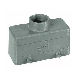 Ipari csatlakozó ház lengő dugó négyszögletes alumínium IP65 Han 16B-gg-21 HARTING - 09300161420